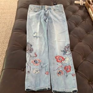 Pilcro and the Letterpress Slim Boyfriend Jeans